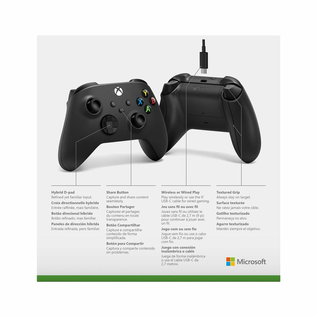 Microsoft Xbox Series Wireless Controller - Manette Sans Fil Noire