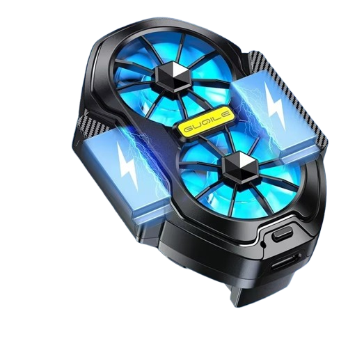 Refroidisseur de Téléphone Universel - Double Ventilateur Rechargeable pour Gaming Mobile