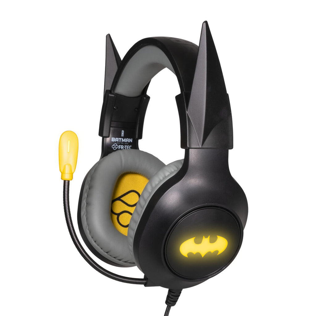 FR-TEC Batman - Casque Gaming Filaire avec Microphone USB/Jack 3.5mm
