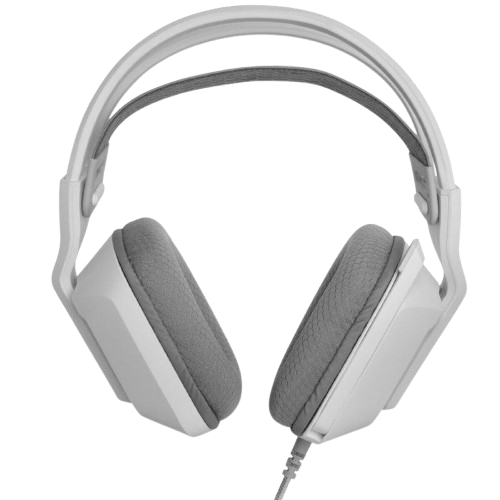 Mars Gaming MH-Strike - Casque Gaming Blanc avec Microphone