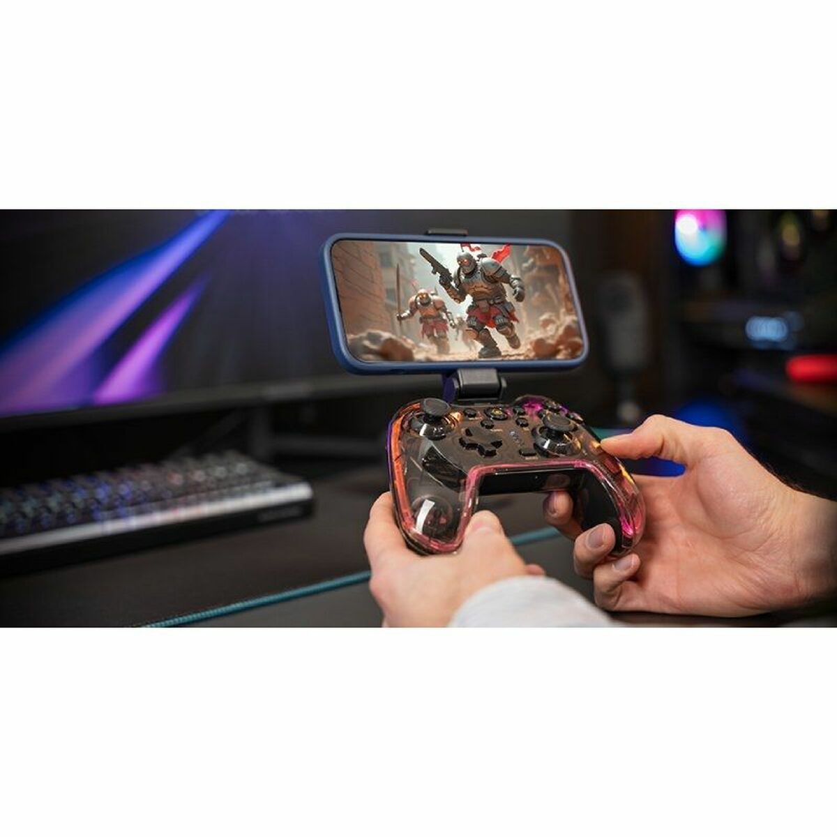 Manette Gaming Mars Gaming MGP-BT2 Bluetooth 5.0 avec Gyroscope