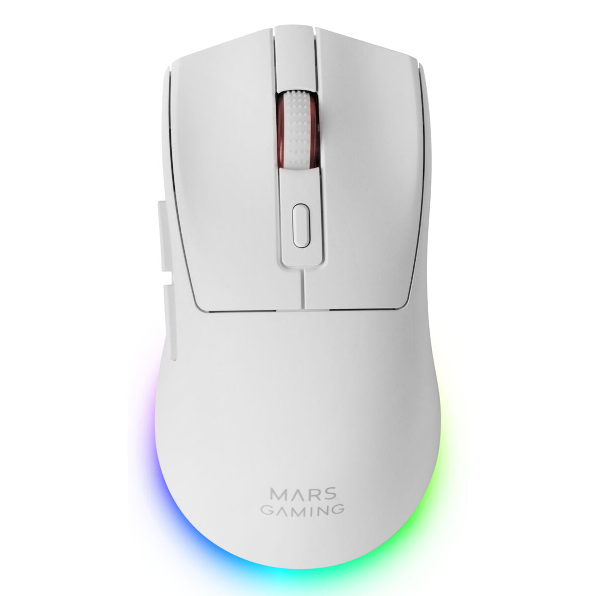 Mars Gaming MMT3W Wireless Gaming Mouse White - Bluetooth Rechargeable Optical
