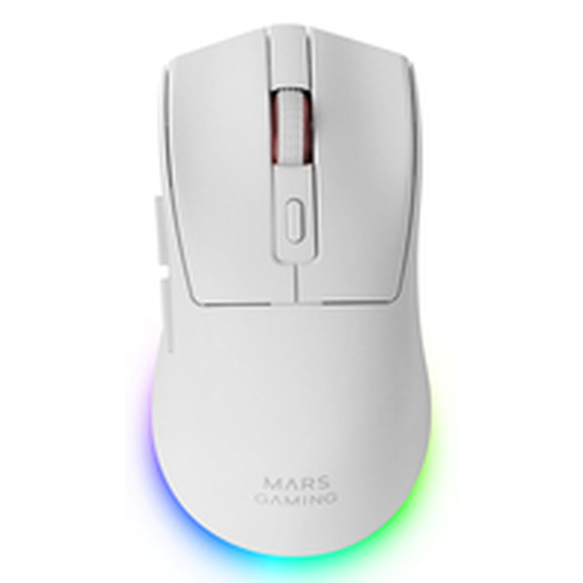 Mars Gaming MMT3W Wireless Gaming Mouse White - Bluetooth Rechargeable Optical