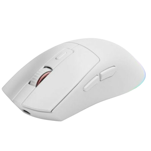 Mars Gaming MMT3W Wireless Gaming Mouse White - Bluetooth Rechargeable Optical