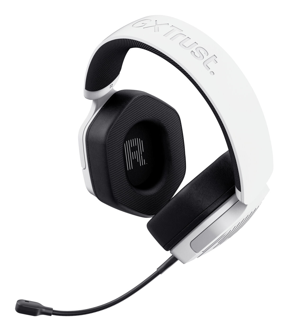 Trust GXT492W Carus - Casque Gaming Blanc avec Microphone Jack 3.5mm