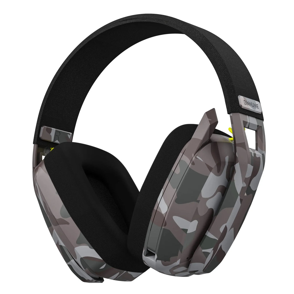 NNEOBA Casque Gaming Sans Fil Camouflage avec Microphone