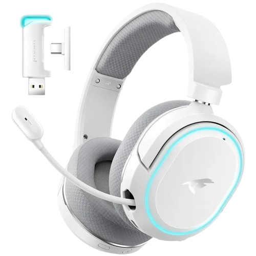 NNETM Casque Gaming Sans Fil avec Son Surround Immersif