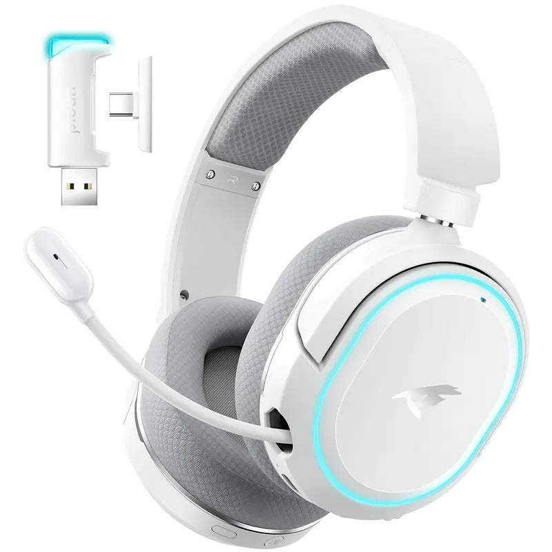 NNETM Casque Gaming Sans Fil avec Son Surround Immersif